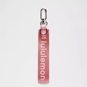 Lululemon Never Lost Keychain- Deco Pink/Light Ivory New with tags